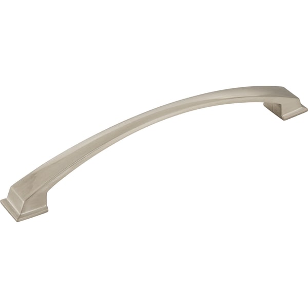 Jeffrey Alexander 192 mm Center-to-Center Satin Nickel Arched Roman Cabinet Pull - 944-192SN