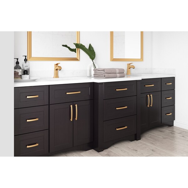Elements By Hardware Resources 96 mm Center-to-Center Satin Nickel Square Hadly Cabinet Pull - 449-96SN