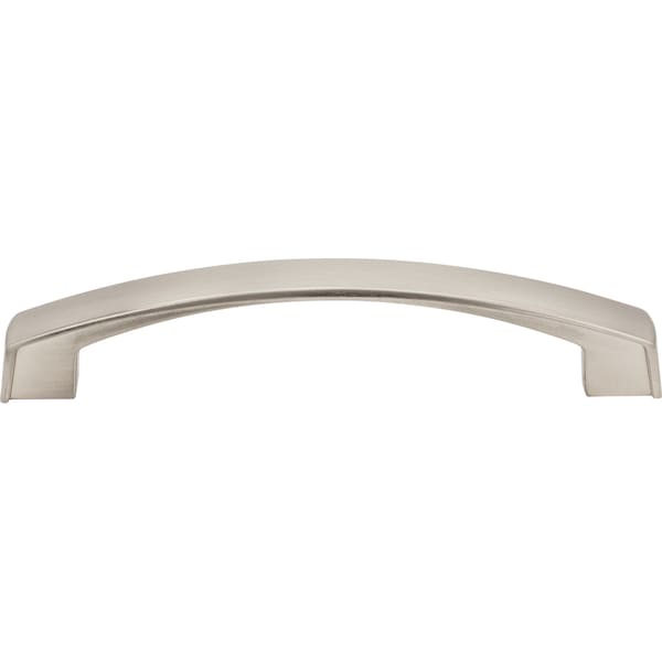 Jeffrey Alexander 128 mm Center-to-Center Satin Nickel Square Merrick Cabinet Pull - 549-128SN