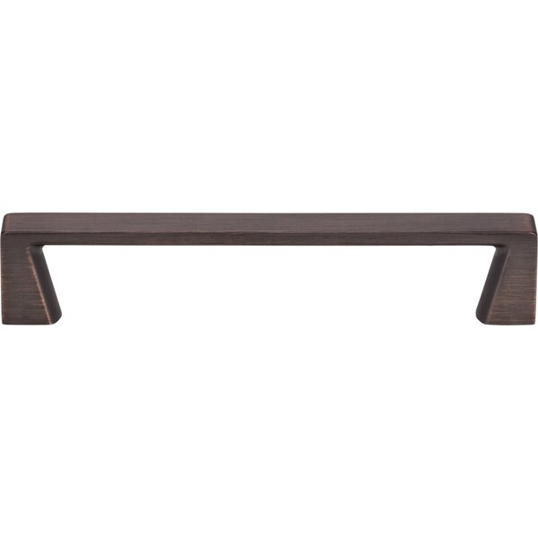 Jeffrey Alexander 128 mm Center-to-Center Brushed Oil Rubbed Bronze Square Boswell Cabinet Pull - 177-128DBAC