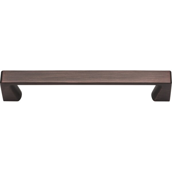 Jeffrey Alexander 128 mm Center-to-Center Brushed Oil Rubbed Bronze Square Boswell Cabinet Pull - 177-128DBAC