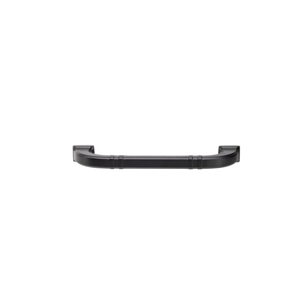 Richelieu 5 1/16-inch (128 mm) Center to Center Matte Black Transitional Cabinet Pull - BP8650128900