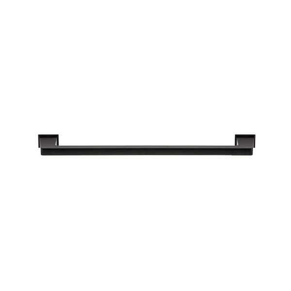 Richelieu 18-inch (457 mm) Center to Center Matte Black Traditional Cabinet Pull - BP869518900