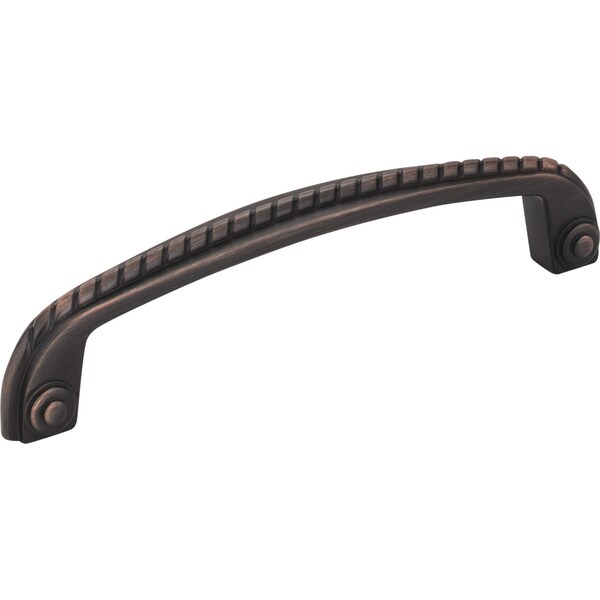 Jeffrey Alexander 128 mm Center-to-Center Brushed Oil Rubbed Bronze Rope Rhodes Cabinet Pull - Z261-128DBAC