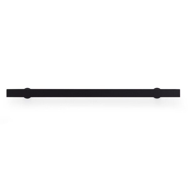 Richelieu 7 9/16-inch (192 mm) Center to Center Matte Black Contemporary Cabinet Pull - BP8864192900