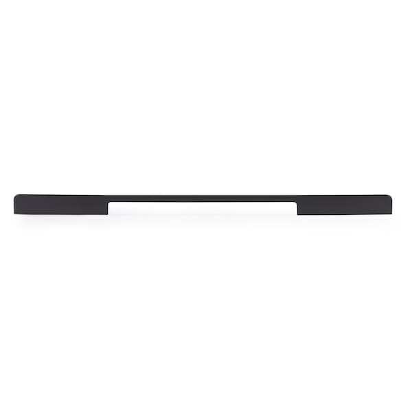 Richelieu 12 5/8-inch to 21 3/8-inch (320 mm to 544 mm) Center to Center Matte Black Contemporary Cabinet Pull - BP730320900