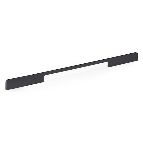 Richelieu 12 5/8-inch to 21 3/8-inch (320 mm to 544 mm) Center to Center Matte Black Contemporary Cabinet Pull - BP730320900