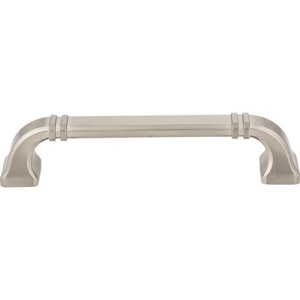 Jeffrey Alexander 128 mm Center-to-Center Satin Nickel Ella Cabinet Pull - 165-128SN