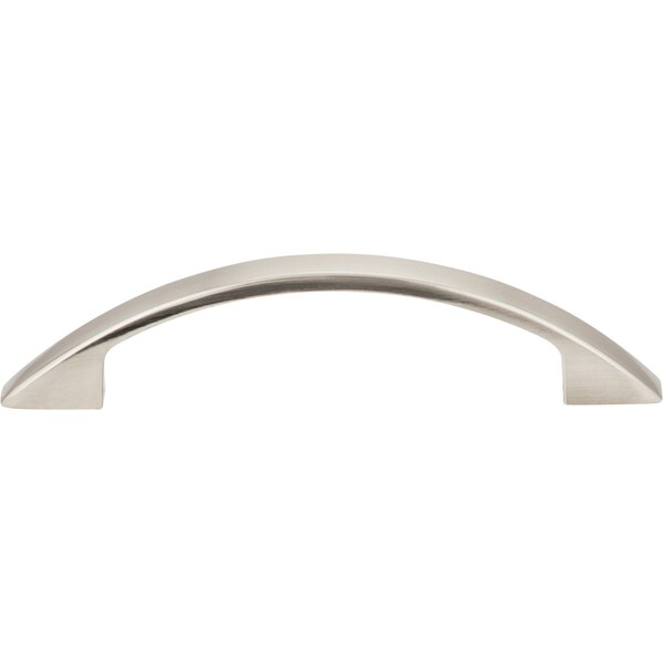 Elements By Hardware Resources 96 mm Center-to-Center Satin Nickel Arched Somerset Cabinet Pull - 8004-SN