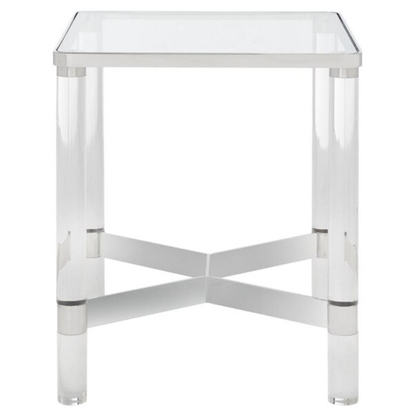 Safavieh Suzanna Acrylic Accent Table, Silver - SFV2550B