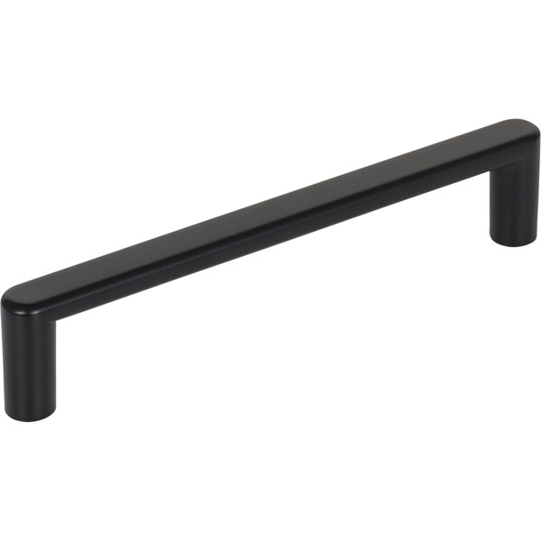 Elements By Hardware Resources 128 mm Center-to-Center Matte Black Gibson Cabinet Pull - 105-128MB