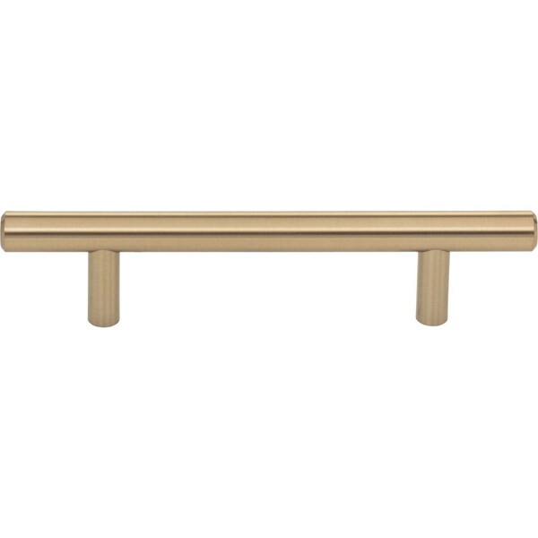 Elements By Hardware Resources 96 mm Center-to-Center Satin Bronze Naples Cabinet Bar Pull,  - 156SBZ-10