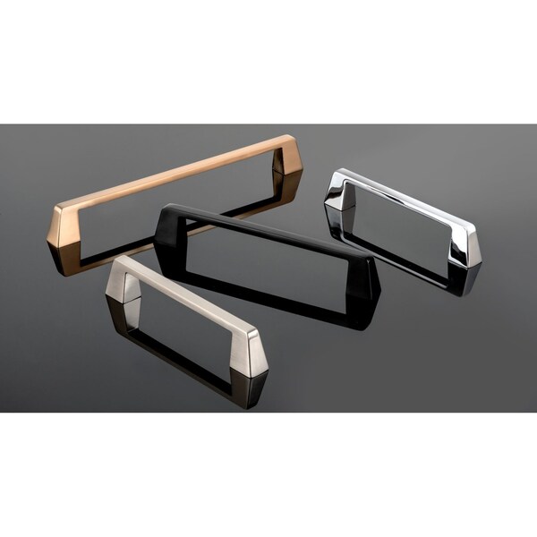 Richelieu 5 1/16-inch (128 mm) Center to Center Brushed Nickel Contemporary Cabinet Pull - BP7340128195