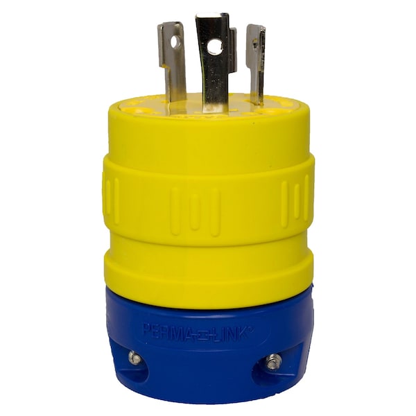Ericson PLG 30A 125V 2P/3W L6-30 LCK BLD YEL I/D - 2510-P