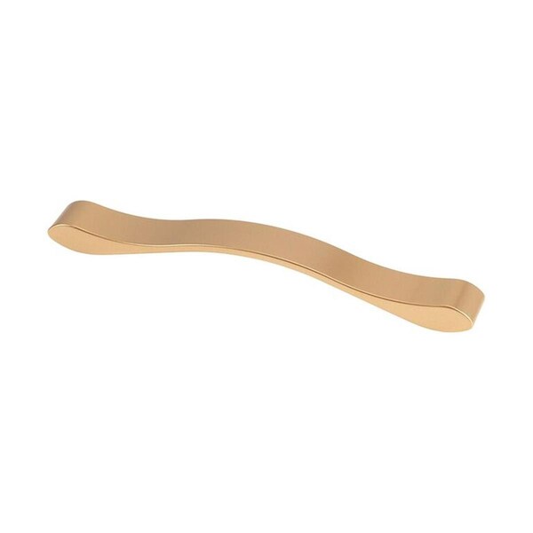 Topex Design 192 mm Wave Cabinet Pull - Matte Brass - 8-106601920903
