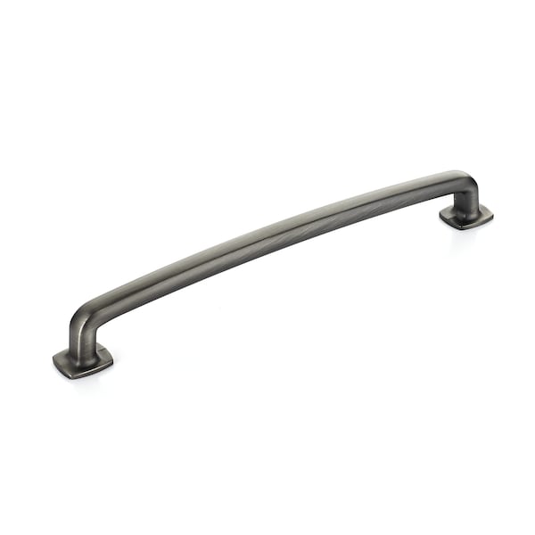 Richelieu 7-9/16 in. (192 mm) Center-to-Center Antique Nickel Transitional Drawer Pull - BP863192143
