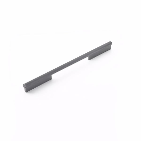 Schaub 12in Center to Center Modo Cabinet Pull Gun Metal Finish - 1204-GM