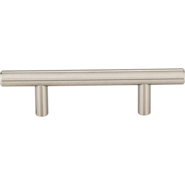 Elements By Hardware Resources 3" Center-to-Center Satin Nickel Naples Cabinet Bar Pull,  - 136SN-10