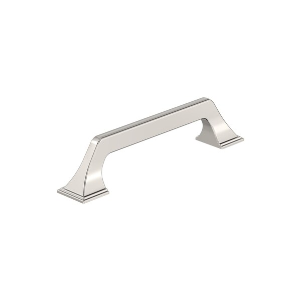 Amerock Exceed 5-1/16 inch 128mm Center-to-Center Polished Nickel Cabinet Pull - BP36882PN