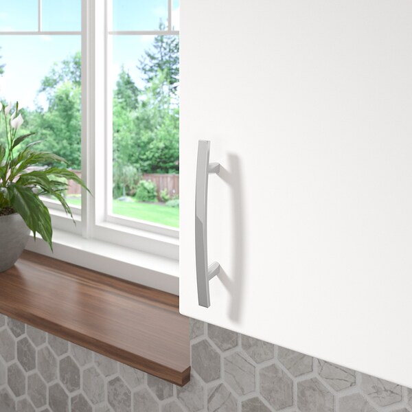 Richelieu Padova Collection 3 3/4-inch (96 mm) Polished Nickel Transitional Rectangular Cabinet Bar Pull - BP65096180