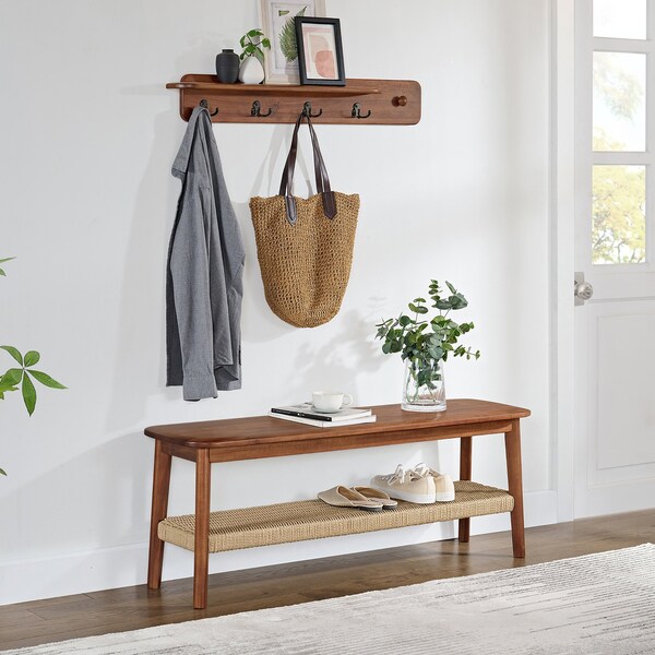 Alaterre Furniture Calais 2 Piece Set, Bench & Coat Hook - ANCA0370R1