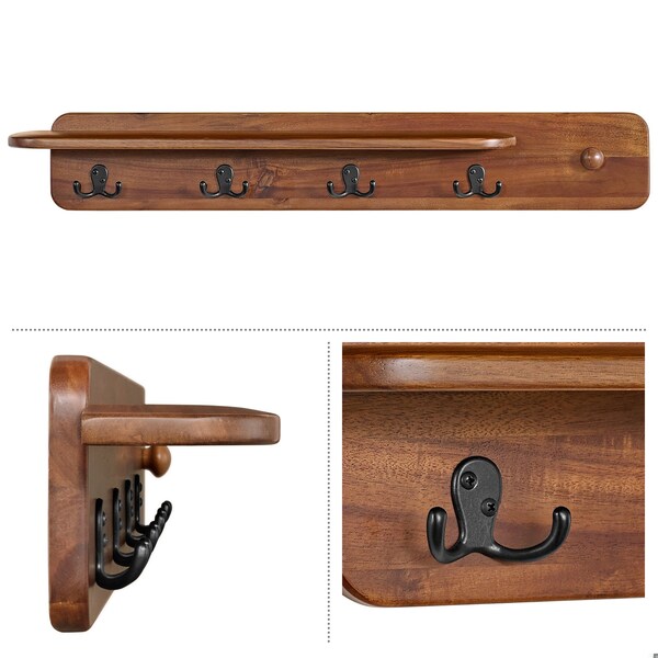 Alaterre Furniture Calais 2 Piece Set, Bench & Coat Hook - ANCA0370R1