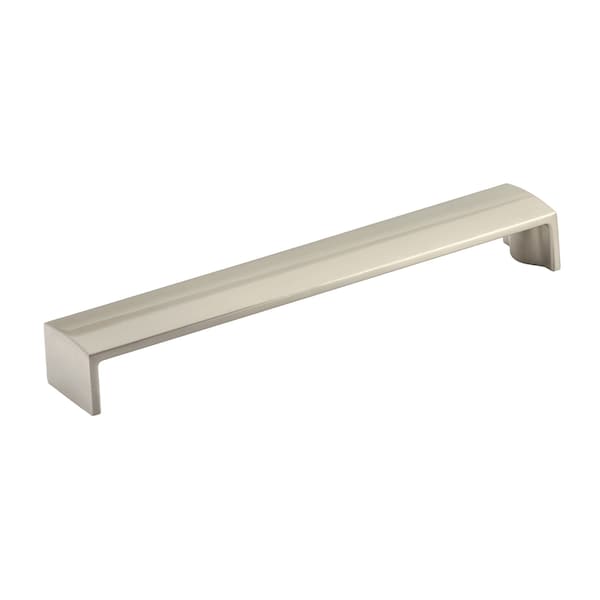 Richelieu 7 9/16 in (192 mm) Center-to-Center Brushed Nickel Contemporary Cabinet Pull - BP1703192195