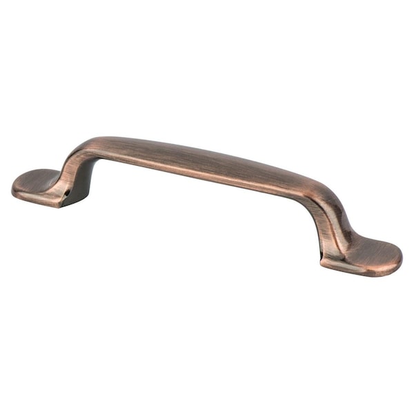 Berenson 96 mm CC Euro Moderno Pull with Brushed Antique Copper - 9719-1BAC-P