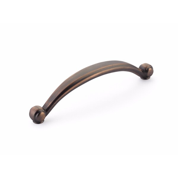 Schaub Cabriole 6in Center to Center Cabinet Pull Empire Bronze Finish - 64-6-EBZ