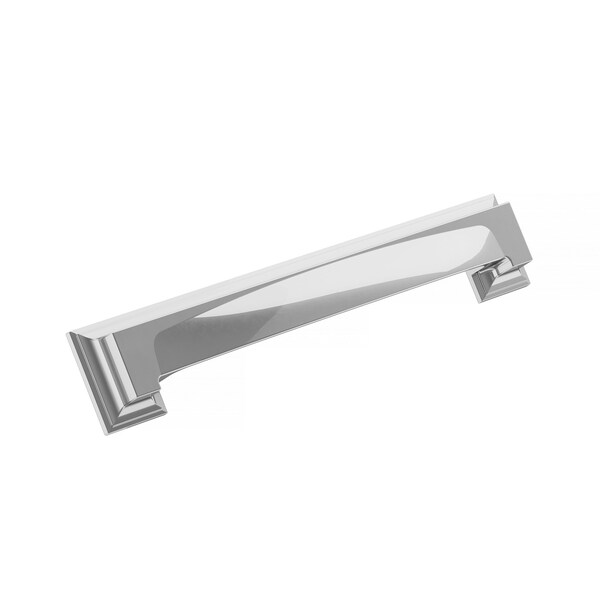 Amerock Appoint 5-1/16 in & 6-5/16 in 128 mm & 160 mm Center-to-Center Polished Chrome Cabinet Cup Pull - BP3676326