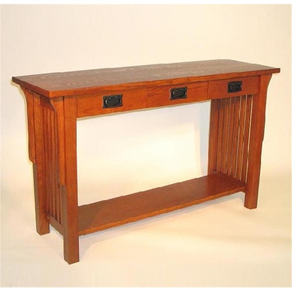 Wayborn Furniture & Access 30H x 50W x 16D Wooden Mission Table - 9043