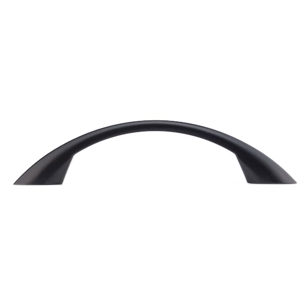 Richelieu 3 3/4 in (96 mm) Center-to-Center Matte Black Contemporary Cabinet Pull - BP65017900