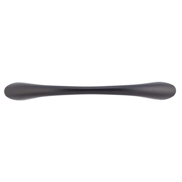 Richelieu 3 3/4 in (96 mm) Center-to-Center Matte Black Contemporary Cabinet Pull - BP65017900