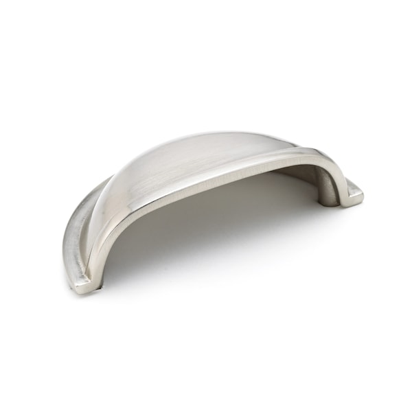 Richelieu 3 in (76 mm) Center-to-Center Brushed Nickel Traditional Drawer Pull - BP50388195