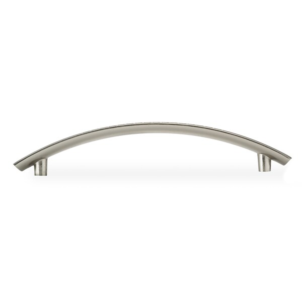 Richelieu 5-1/16 in. (128 mm) Center-to-Center Brushed Nickel Contemporary Drawer Pull - BP2602128195