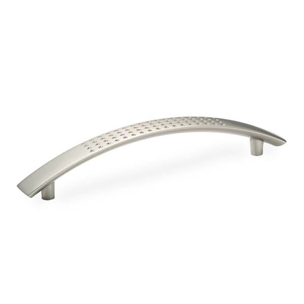 Richelieu 5-1/16 in. (128 mm) Center-to-Center Brushed Nickel Contemporary Drawer Pull - BP2602128195