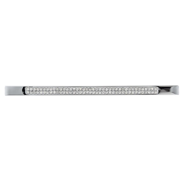 Richelieu 5 1/16 in (128 mm) Center-to-Center Chrome, Crystal Contemporary Cabinet Pull - BP353512814001