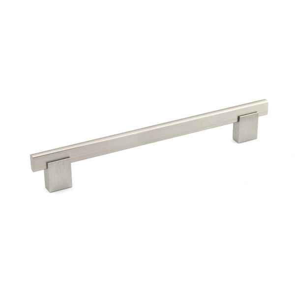Richelieu 7 9/16 in (192 mm) Center-to-Center Brushed Nickel Contemporary Drawer Pull - BP905192195