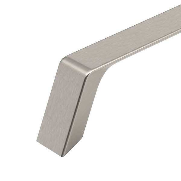 Richelieu 10 1/8 in (256 mm) Center-to-Center Brushed Nickel Contemporary Cabinet Pull - BP7348256195