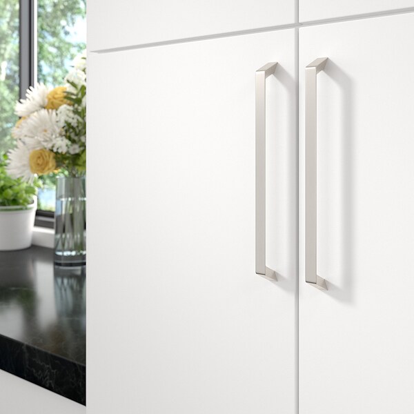 Richelieu 10 1/8 in (256 mm) Center-to-Center Brushed Nickel Contemporary Cabinet Pull - BP7348256195