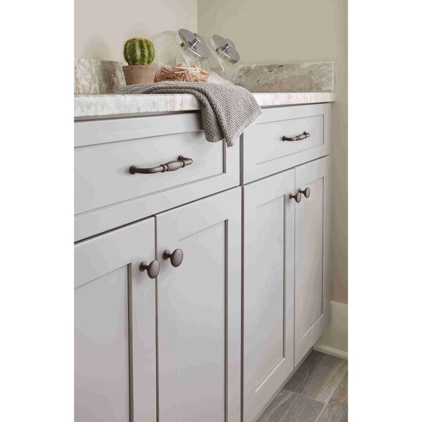 Amerock Granby 5-1/16 in 128 mm Center-to-Center Oil-Rubbed Bronze Cabinet Pull - BP55244ORB