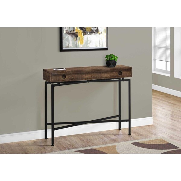 Gfancy Fixtures 32.5 in. Particle Board Accent Table with Black Legs - GF2477913