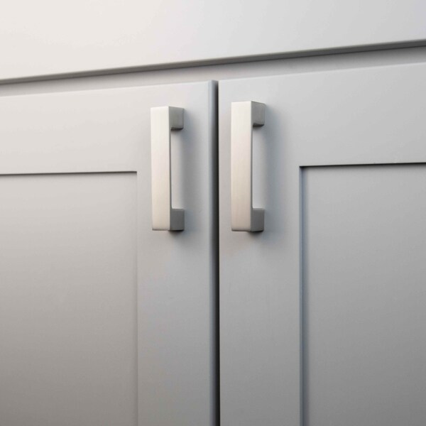 Heritage Designs Contemporary Pull 3 Inch Center to Center Satin Nickel Finish, 10PK - R077751SNX10B