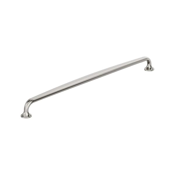 Amerock Renown 12-5/8 inch 320mm Center-to-Center Satin Nickel Cabinet Pull - BP36989G10