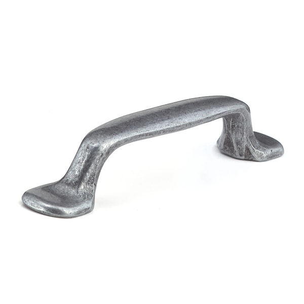Richelieu 3-3/4 in. (96 mm) Center-to-Center Natural Iron Traditional Drawer Pull - BP2377596908