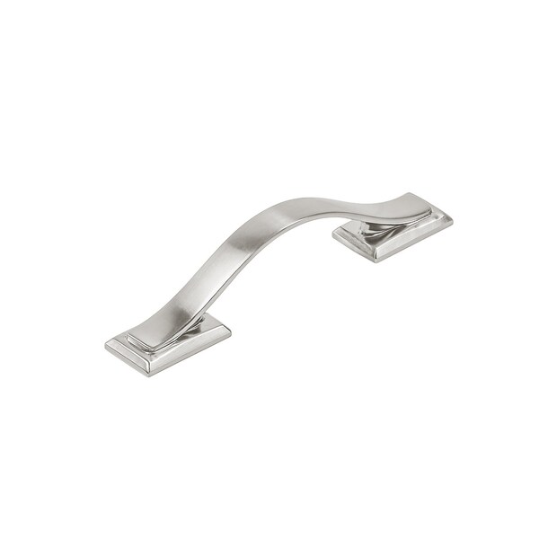 Hickory Hardware Dover Collection Pull 3 Inch Center to Center Satin Nickel Finish - H078770SN
