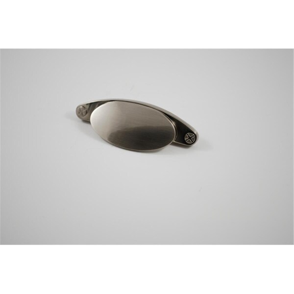 Patioplus Cup Style Cabinet Pull, Satin Nickel - PA472381