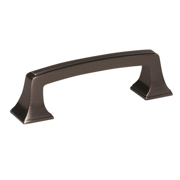 Amerock Mulholland 3 inch 76mm Center-to-Center Gunmetal Cabinet Pull - 2000749