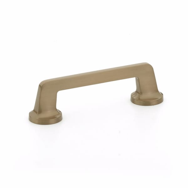 Schaub 4in Center to Center Northport Flat Cabinet Pull Brushed Bronze Finish - 201-BBZ