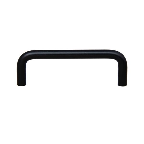 Crown 3-4/5" Wire Cabinet Pull with 3-1/2" Center to Center Matte Black Finish - CHP354BK